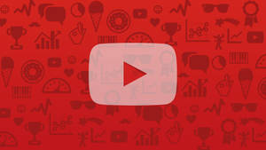 Youtube Button Red Pattern Wallpaper