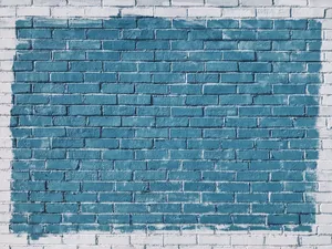 Youtube Cover Blue Brick Wall Wallpaper