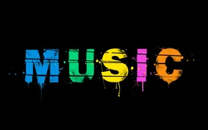 Youtube Cover Colorful Music Painted Logo Wallpaper