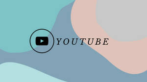 Youtube Logo On Pastel Marble Wallpaper