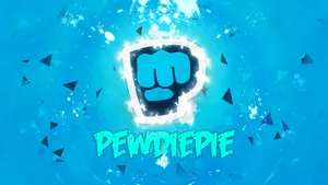 Youtuber Pewdiepie Glowing Brofist Wallpaper