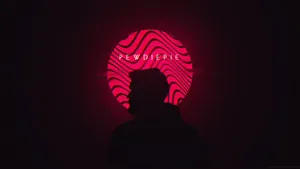 Youtuber Pewdiepie's Silhouette Wallpaper