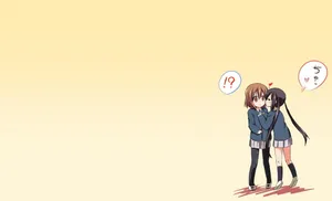 Yui Hirasawa, Passionate Guitar Player Wallpaper