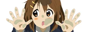 Yui Hirasawa Playing Guitar On Stage Wallpaper
