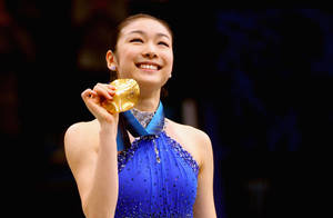 Yuna Kim At Winter Olympics Wallpaper