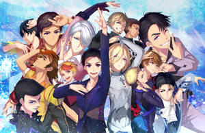 Yuri On Ice Characters Fanart Wallpaper