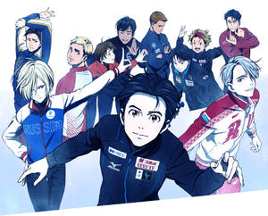 Yuri On Ice Main Characters Wallpaper