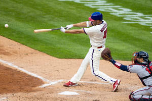 Zack Wheeler Batting Wallpaper