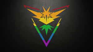 Zapdos Rainbow Logo Pride Desktop Wallpaper