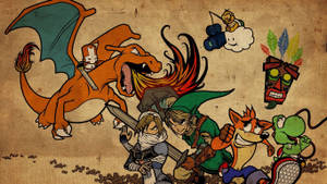Zelda Cartoon Art Image Wallpaper
