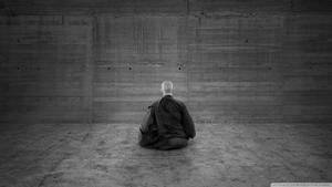 Zen Meditating Monk Wallpaper
