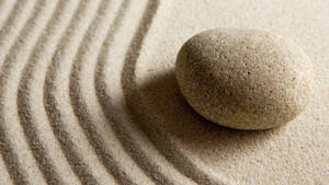 Zen Stone And Sand Wallpaper