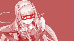 Zero Two Supreme Laptop Wallpaper