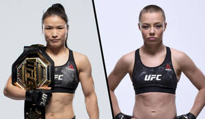 Zhang Weili Rose Namajunas Side-by-side Wallpaper