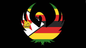 Zimbabwe Swan Flag Wallpaper