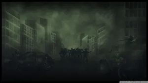 Zombie Invasion Attack Wallpaper