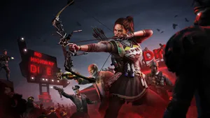 Zombies And Zombies In The Dark Wallpaper