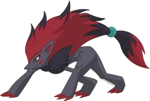 Zoroark In Crawling Position Wallpaper